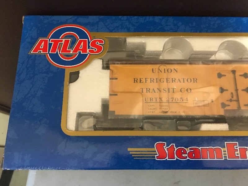 lot 228 image: ATLAS ERIE 40 WOODSIDE REFRIGERATOR CAR 27054