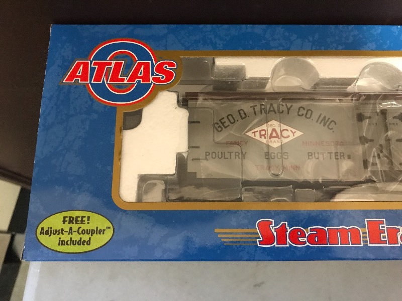 lot 229 image: ATLAS GEO. TRACY 40 WOOD REEFER CAR 8935