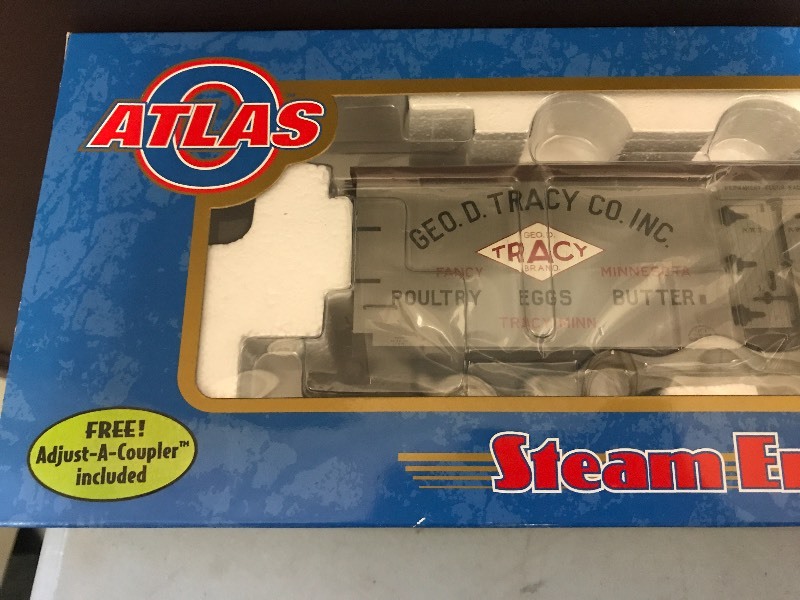 lot 231 image: ATLAS GEO. TRACY 40 WOOD REEFER CAR 8934