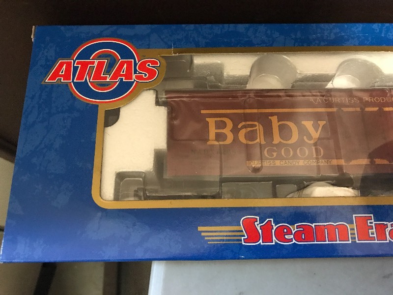 lot 243 image: ATLAS BABY RUTH 40 WOODSIDE REFRIGERATOR CAR 6268
