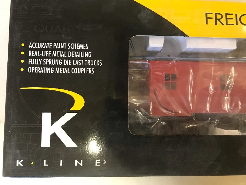 lot 289 image: K-LINE VIRGINIAN SMOKING OFF-CENTER CUPOLA CABOOSE