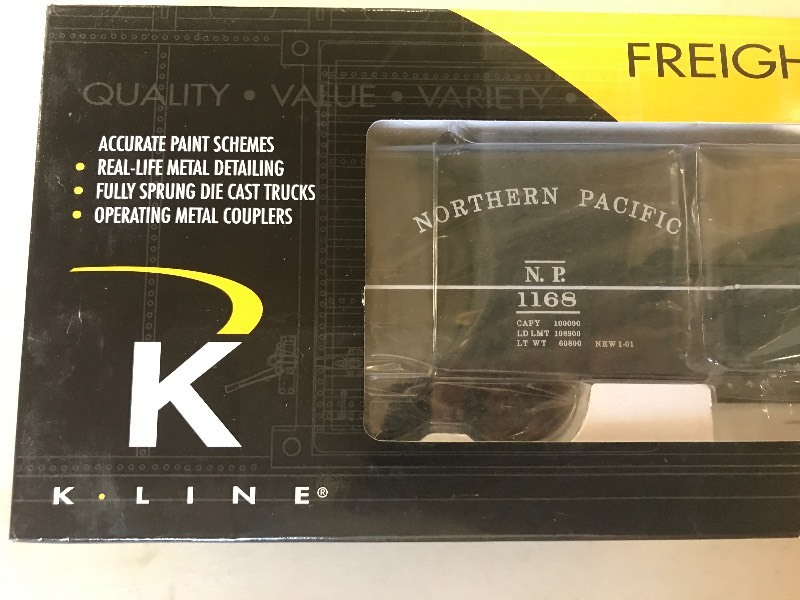 lot 294 image: K-LINE NORTHERN PACIFIC SCALE BOXCAR