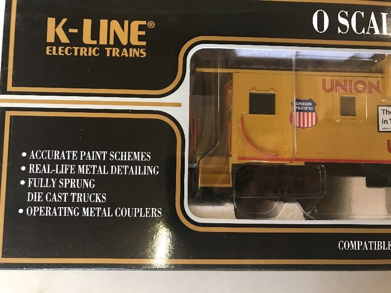 lot 298 image: K-LINE UNION PACIFIC CLASSIC EXTENDED VISION CABOOSE