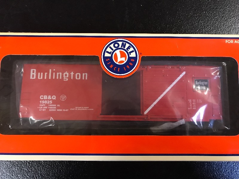 lot 322 image: LIONEL BURLINGTON HI CUBE