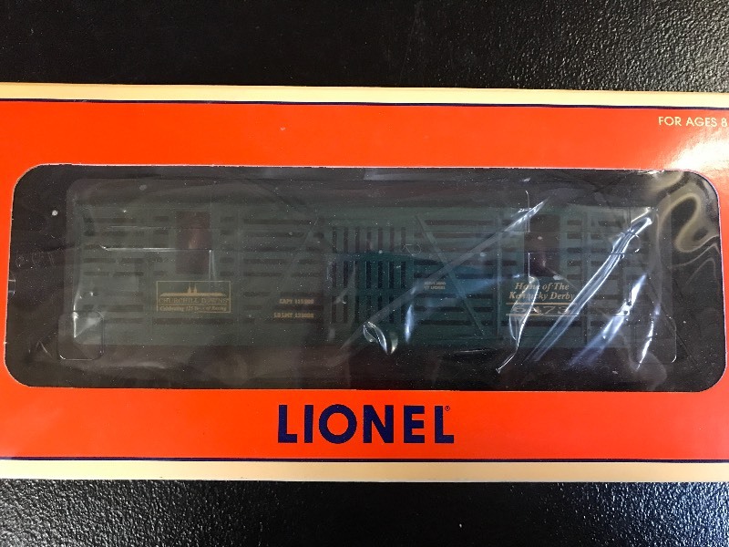 lot 342 image: LIONEL HORSE CAR - KENTUCKY DERBY