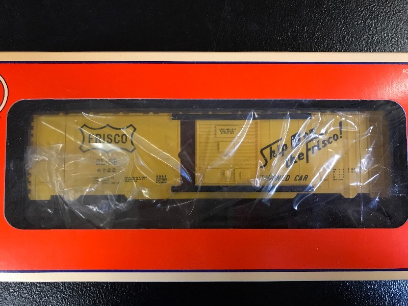 lot 349 image: LIONEL 6565 BOXCAR FRISCO