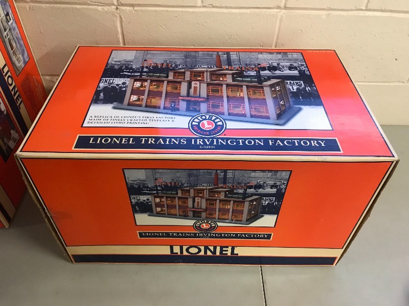 lot 439 image: LIONEL TRAINS IRVINGTON FACTORY