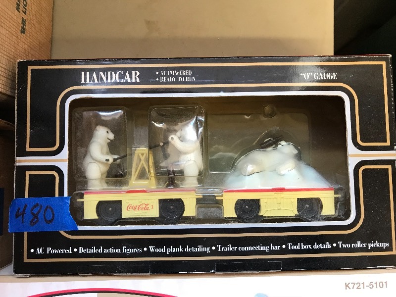 lot 480 image: COCA COLA MODEL TRAIN LOT