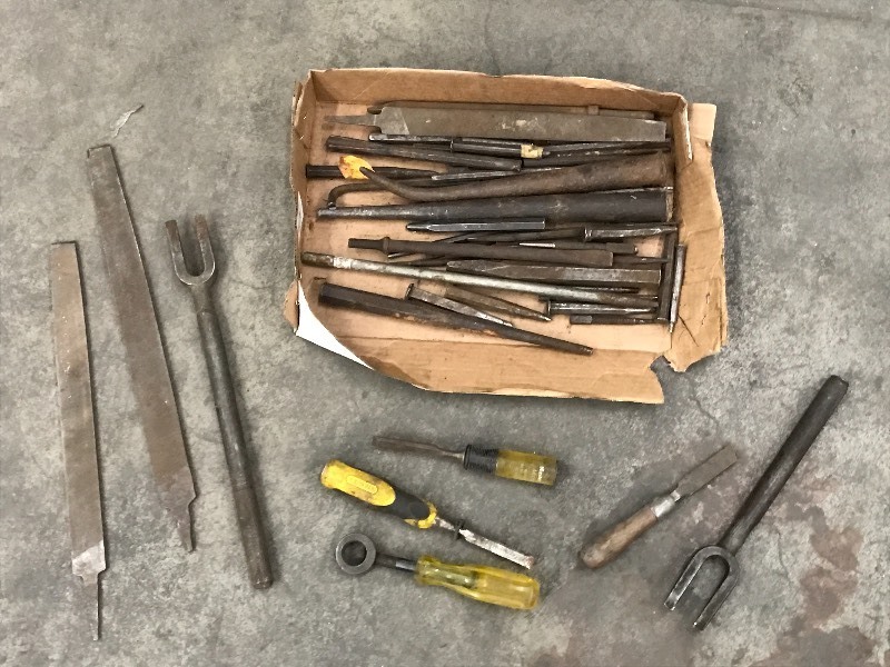 lot 43 image: Assorted Chisels, Files, & Etc
