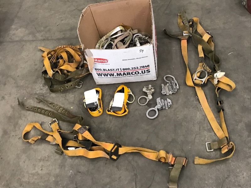 lot 59 image: Box Of Safety Harnesss