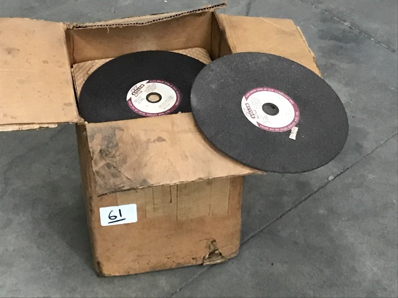 lot 61 image: Keller Metal Cutting Wheels
