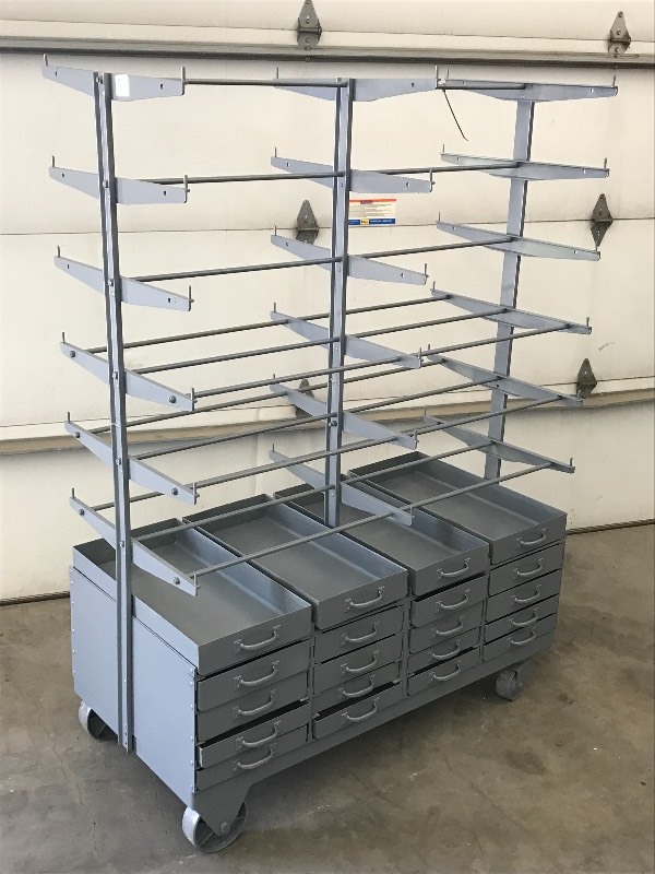 lot 83 image: Stock Material Cart