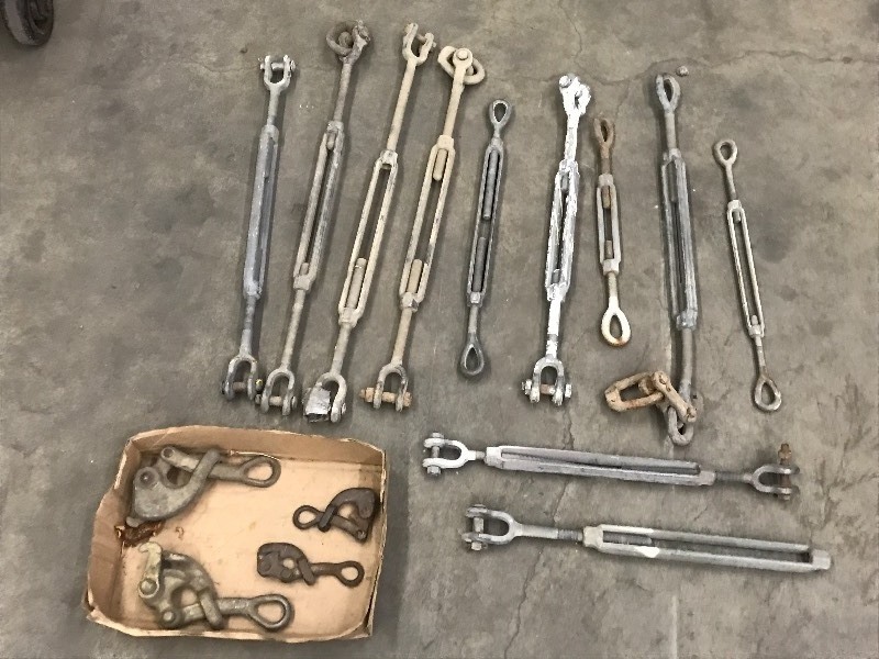 lot 104 image: Rope Locks & Turnbuckels