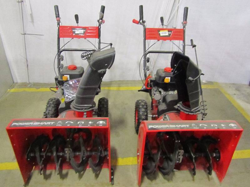 (2) PowerSmart 24 in. 212cc 2-Stage Gas Snow Blower
