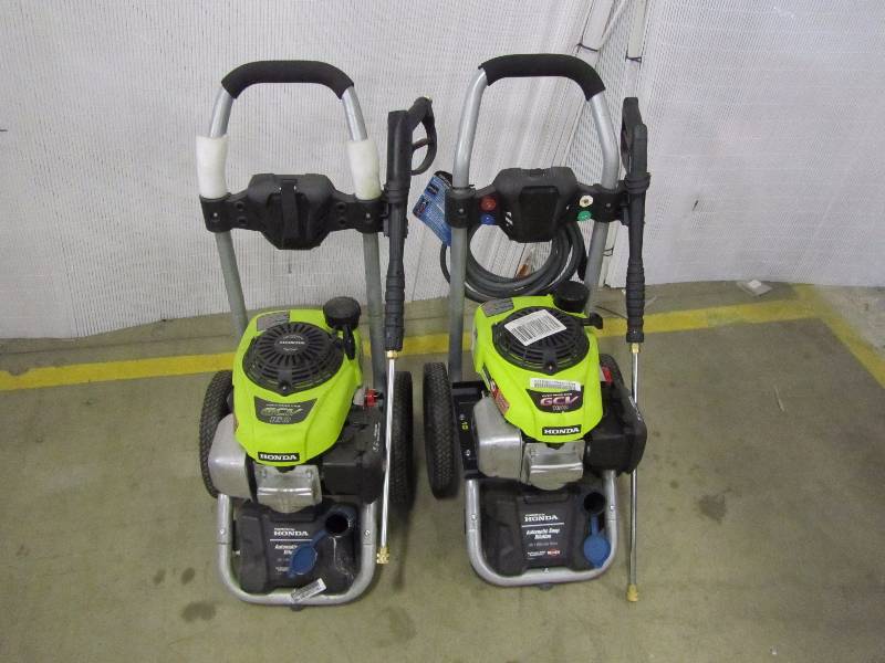 (2) Ryobi 2800-PSI 2.3-GPM Honda Power Control Gas Pressure Washer