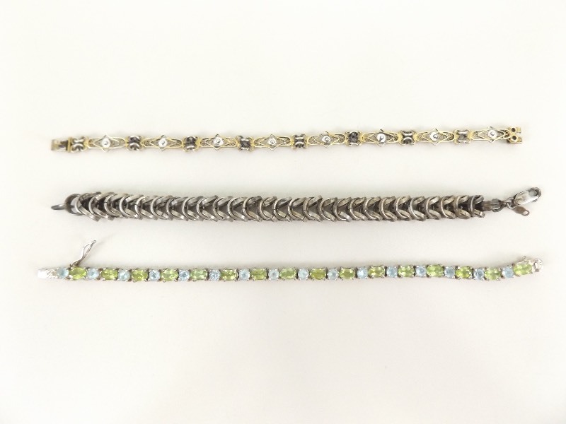 Lot of Sterling Silver Bracelets
