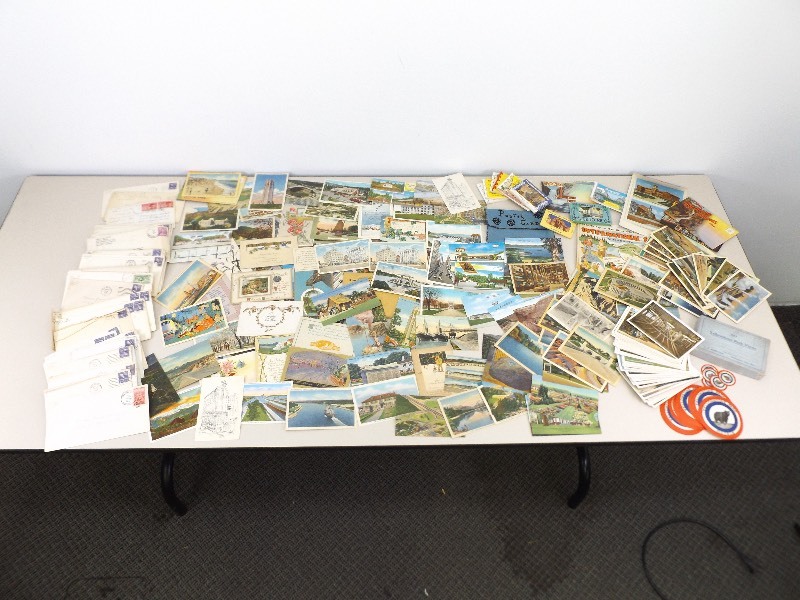 Large Lot of Vintage Postcards, Correspondences, etc.