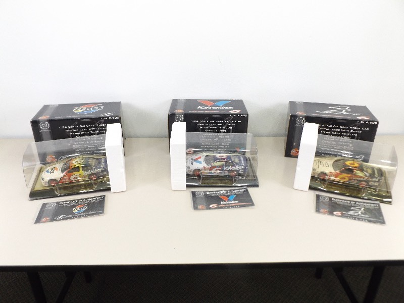 3 Limited Edition Mark Martin 124 NIB Die Cast Cars