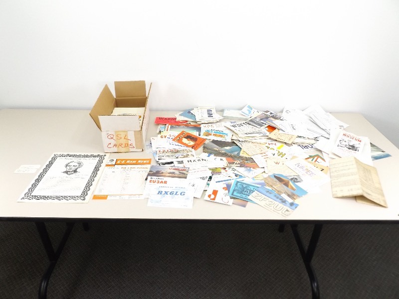 Lot of Vintage Ham Radio, SQL, etc. Cards, Paper, etc.