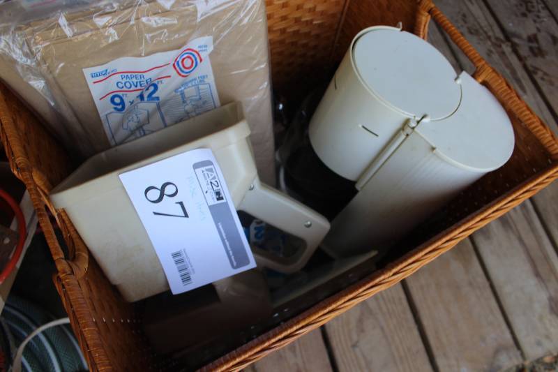 lot 87 image: Spreader, Drop Cloths, And More