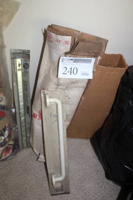 lot 240 image: Precision Drawer Slides, Bathroom Towel Bar