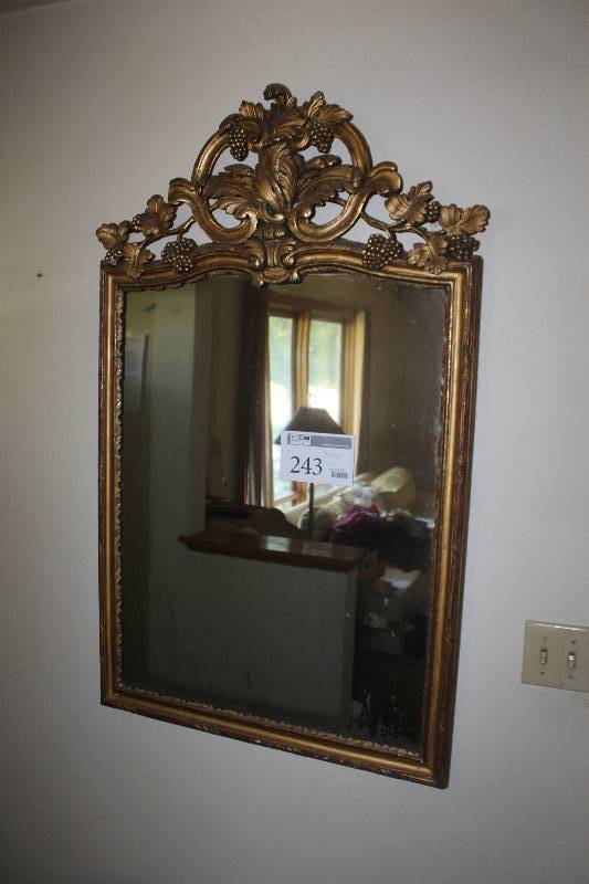 lot 243 image: Decorative Frame Wall Mirror