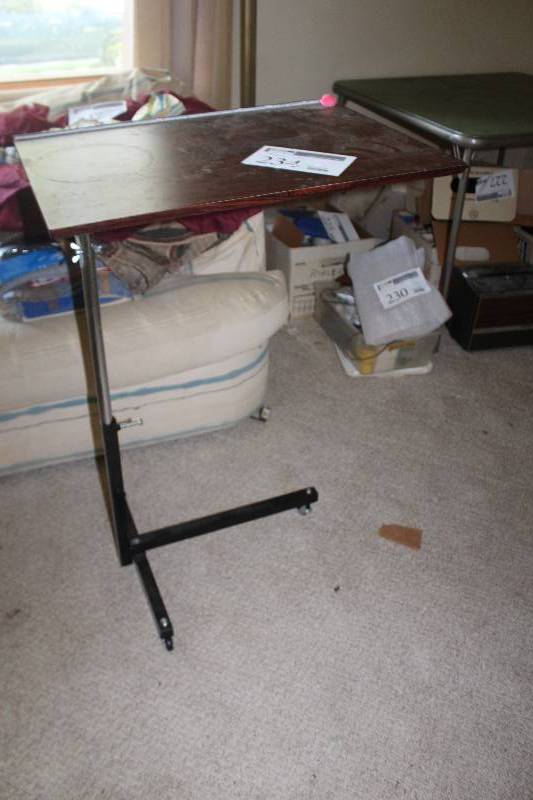 lot 234 image: TV Dinner Table