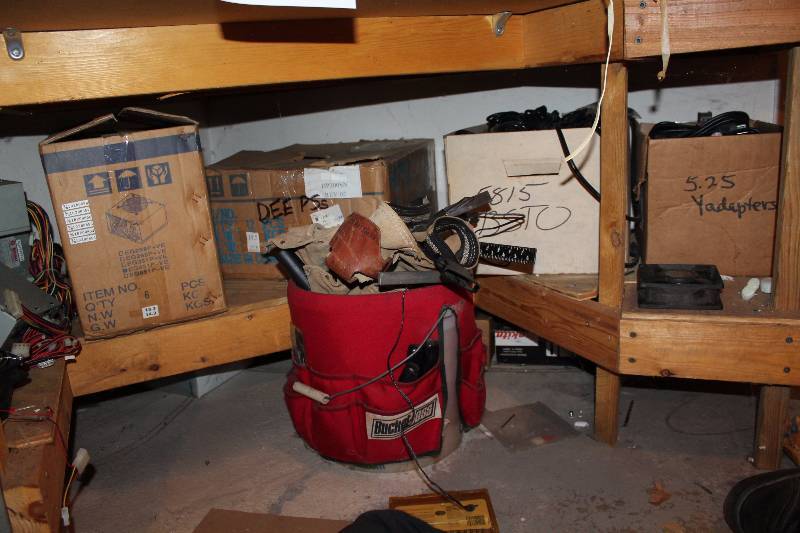 lot 342 image: Computer Electronics, Fans, Power Cords, Misc Parts, And More