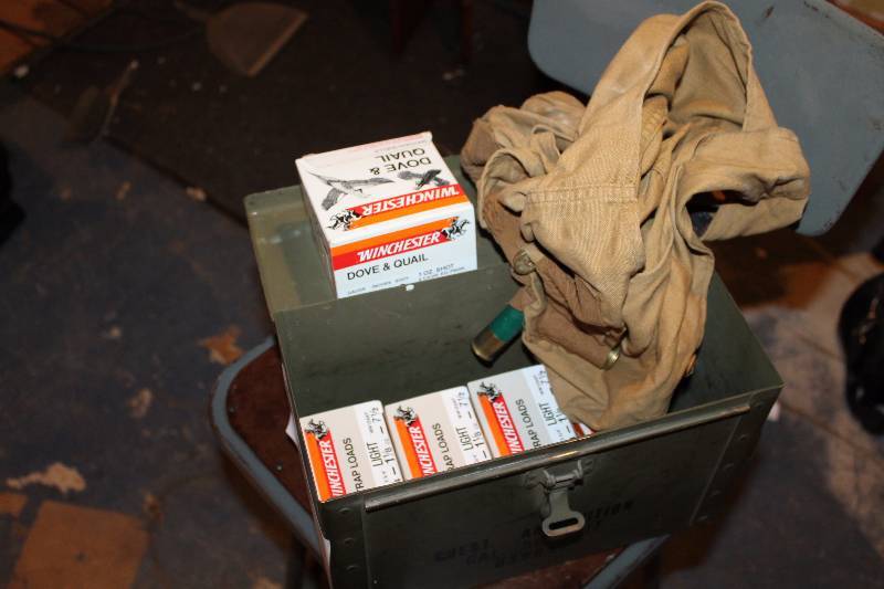 lot 144 image: Lot of (Approximately 180) Various 12GA Rounds Gun Ammo, Ammo Jacket