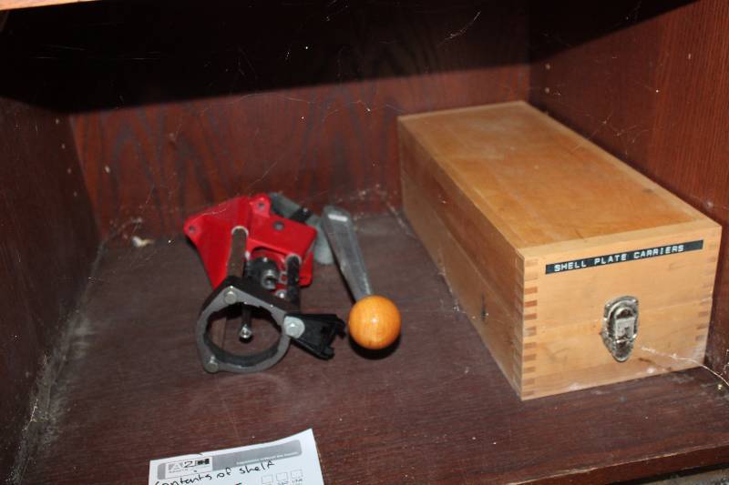 lot 356 image: Gun Ammo Reloading Equipment, Shell Plate Carriers