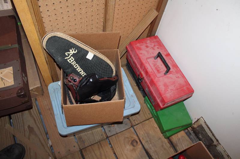 lot 364 image: Pile Lot of Gun Accessories
