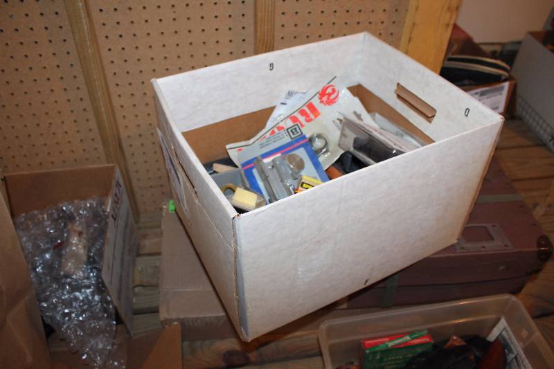 lot 361 image: Box Lot of Gun Accessories, Bullets, And More