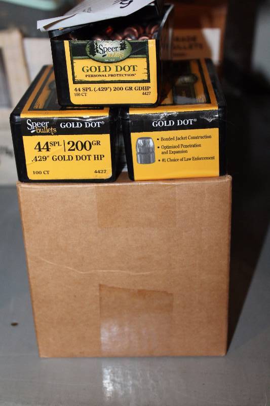 lot 307 image: Lot of (Approximately 750) Various .44 Uncased Rounds Gum Ammo