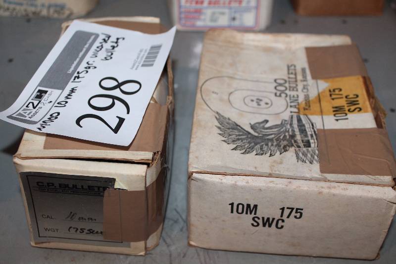 lot 298 image: Lot of (Approximately 1000) Various 10mm 175gr Uncased Rounds Gum Ammo