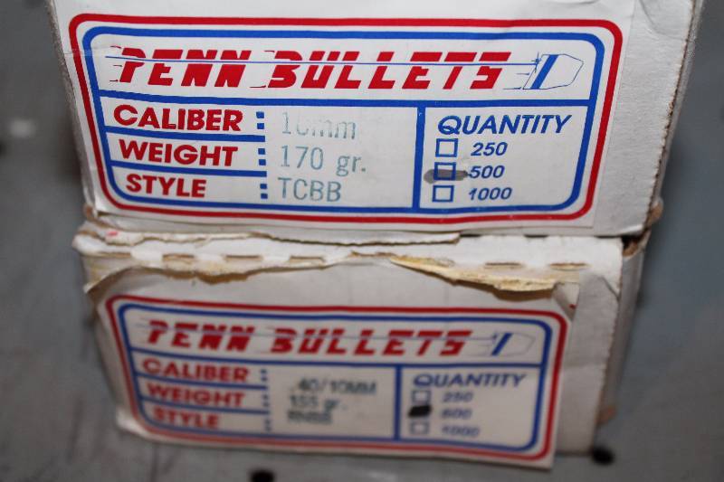 lot 368 image: Lot of (Approximately 1000) Various 10mm Uncased Rounds Gum Ammo