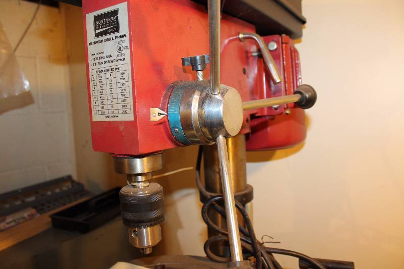 Northern Industrial Tool 16Speed Drill Press w/ Manual Maple Plain