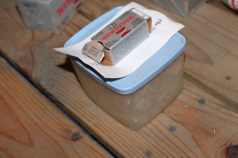 lot 128 image: Lot of (Approximately 600) Winchester .22LR Standard Factory Load Gum Ammo