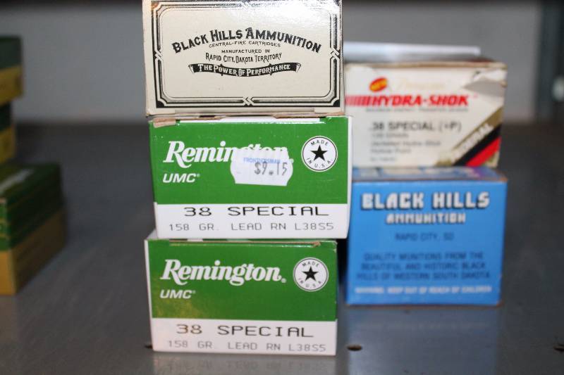 lot 148 image: Lot of (Approximately 200) Various .38 Special Rounds Gum Ammo Includes Remington, Black Hills, And More