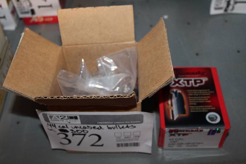 lot 372 image: Lot of (Approximately 300) .44 Uncased Rounds Gum Ammo