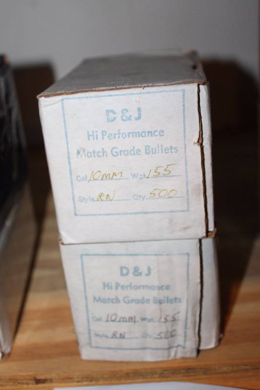 lot 278 image: Lot of (Approximately 1000) D & J Hi Performance 10mm 155gr Rounds Gum Ammo