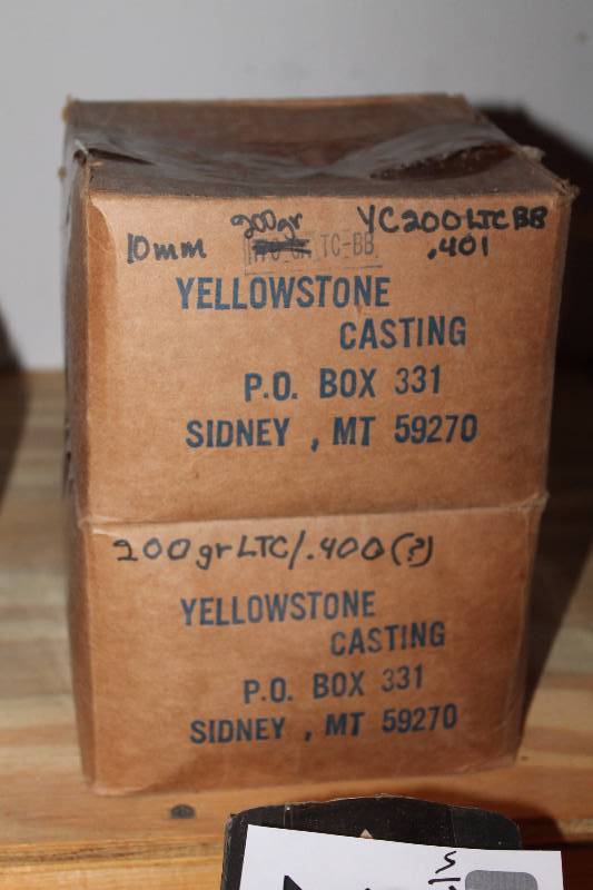 lot 279 image: Lot of (Approximately 2000) Yellowstone Casting 10mm .401 200gr Rounds Gum Ammo