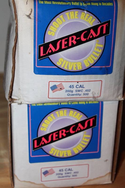 lot 280 image: Lot of (Approximately 1000) Laser Cast .45 .452 200gr Rounds Gum Ammo