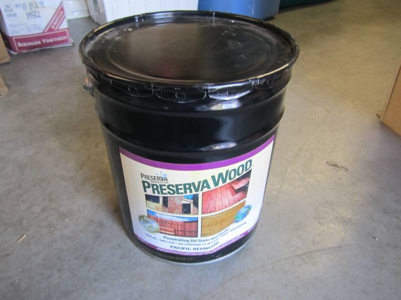 lot 10 image: 5 Gallons Preserva Wood Penetrating...