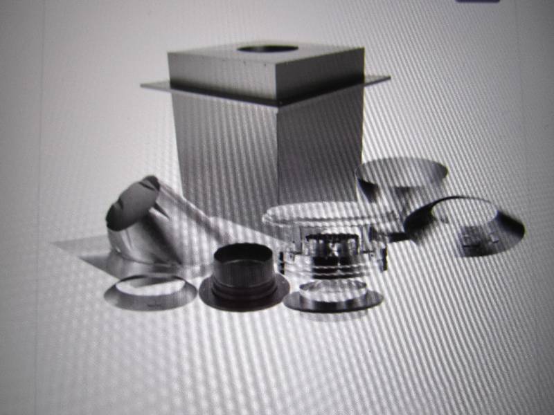 lot 29 image: 6 Wood Stove Chimney Basic Kit Mod...