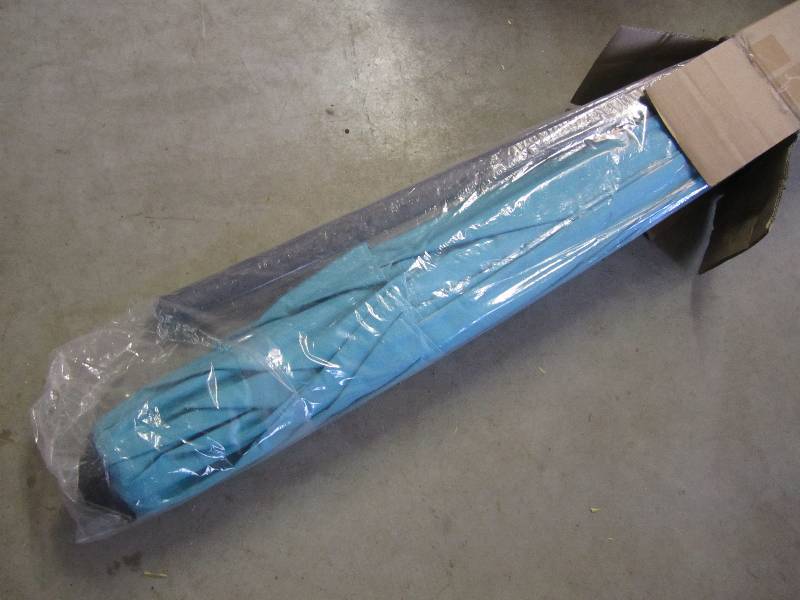 lot 59 image: 9 ft Aluminum Frame Umbrella Open b...