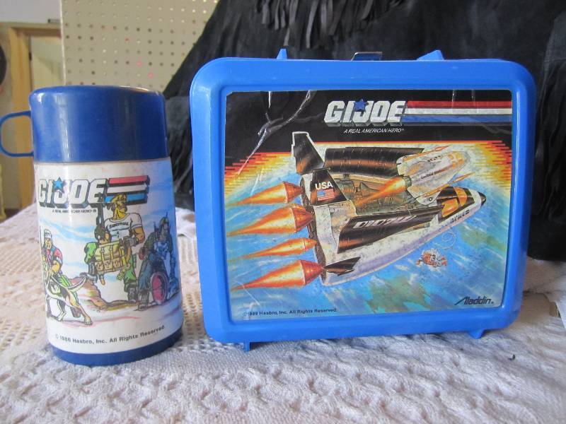 lot 76 image: G.I. Joe Lunch Box wth Thermos Box ...
