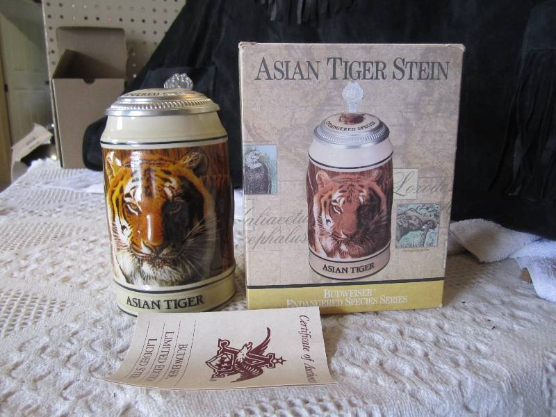 lot 94 image: Asian Tiger Stein Endangered Specie...