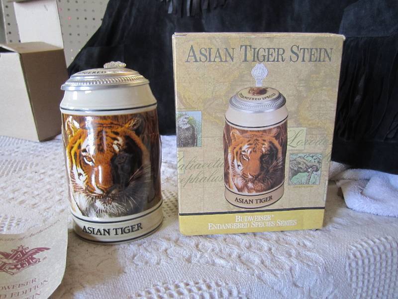 lot 95 image: Asian Tiger Stein Endangered Specie...