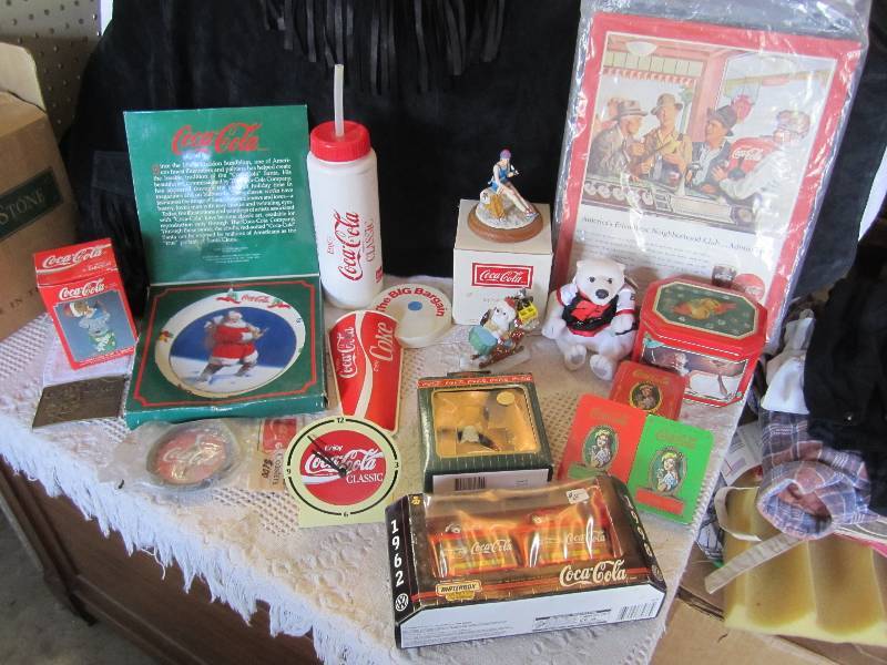 lot 167 image: Lot of Misc Coca-Cola Collectibles...