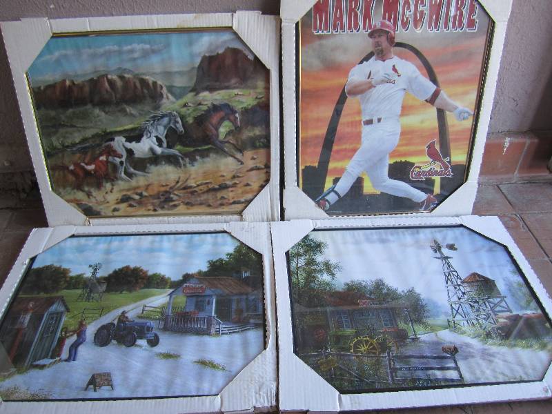 lot 190 image: Lot of 4 Frames Posters New old sto...